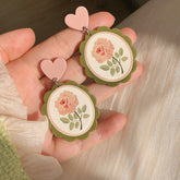 Pendientes acrílicos Cottagecore